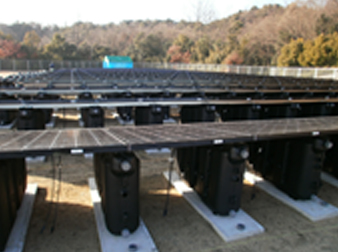 貯水タンク式架台 貯水タンク式架台