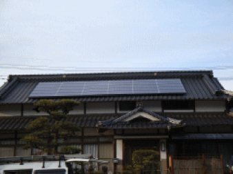 ・和瓦屋根(切り妻へ設置) ・和瓦屋根(入母屋へ設置)