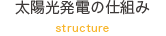 太陽光発電の仕組み